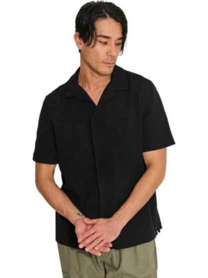 CAMISA ROPA CASUAL NEGRO HPC POLO - Image 4