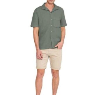 CAMISA ROPA CASUAL VERDE OLIVO HPC POLO