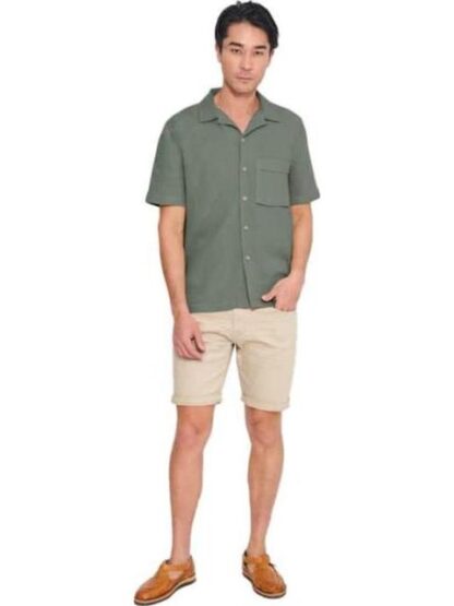 CAMISA ROPA CASUAL VERDE OLIVO HPC POLO