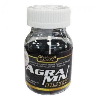 CAPS. AGRAMN BLACK C 15 FRASCO MINI GN+VIDA