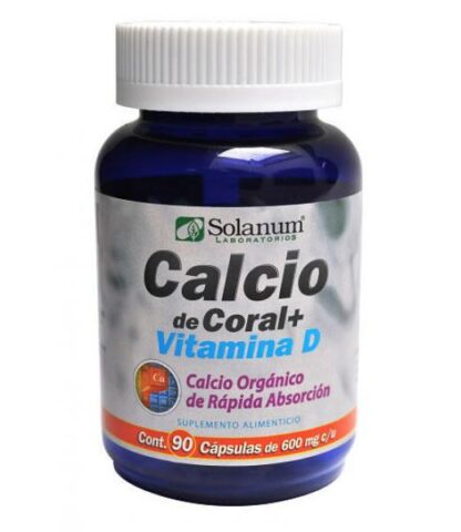 CAPS. CALCIO 600+VIT D C 90 SOLANUM
