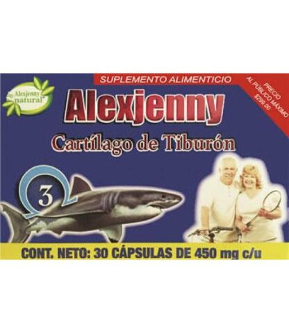 CAPS. CARTILAGO DE TIBURON C 30 ALEXJENNY NUTRY SALUD