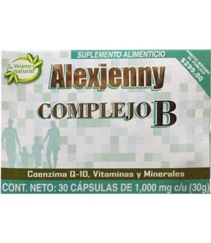 CAPS. COMPLEJO B C 30 ALEXJENNY NUTRY SALUD