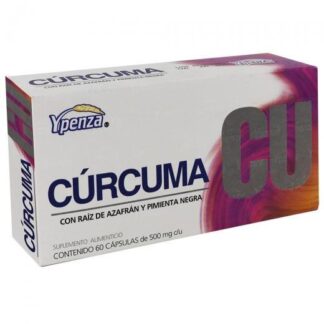 CAPS. CURCUMA C 60 500 MG C U CON RAIZ DE AZAFRAN Y PIMIENTA NEGR SOLO PARA DIABETICOS