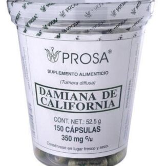 CAPS. DAMIANA DE CALIFORNIA C 150 PROSA