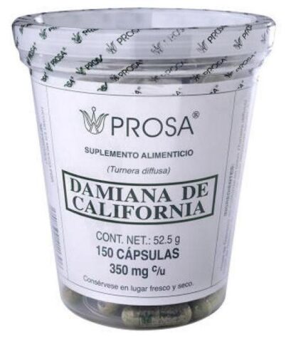 CAPS. DAMIANA DE CALIFORNIA C 150 PROSA