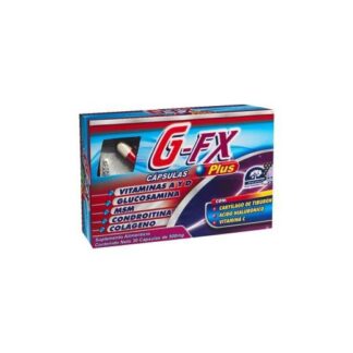 CAPS. G-FX PLUS C 30 2 CON VIT A Y D GLUCOSAMINA MSM CONDROITINA LAB. NATUTECH