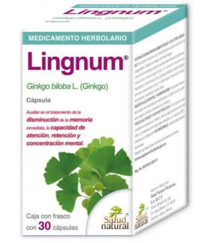 CAPS. GINKGO BILOBA LINGNUM C 30 SALUD NATURAL