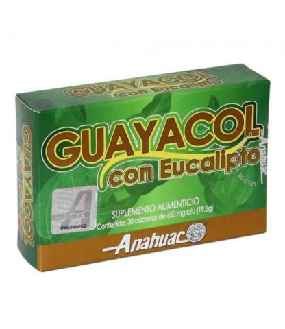 CAPS. GUAYACOL CON EUCALIPTO C 30 ANAHUAC