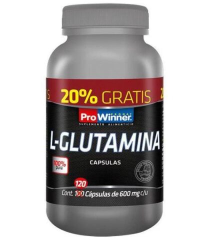 CAPS. L-GLUTAMINA C 100 +20% GRATIS 600MG C U PRONAT