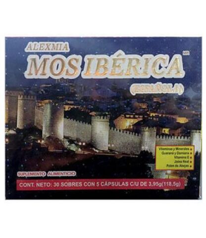 CAPS. MOSCA IBERICA ESPAÑOLA C 30 SOBRES ALEXMIA RECONSTITUYENTE F NUTRY SALUD