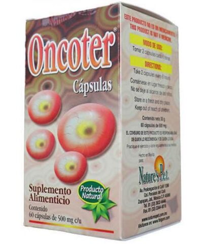 CAPS. ONCOTER C 60 NATURES P.E.T.