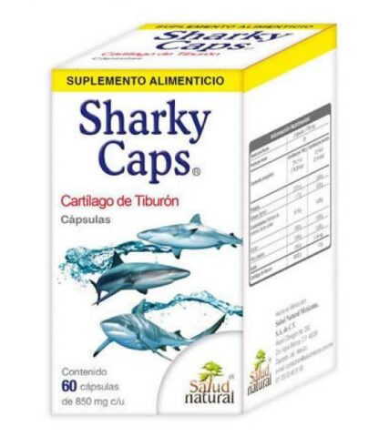 CAPS. SHARKY CAPS. 850MG C 60 SALUD NATURAL