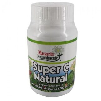 CAPS. SUPER C NATURAL C 60 DE 1000MG. MARGARITA SANAMENTE