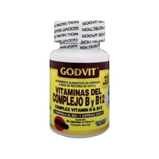 CAPS. VITAMINAS DEL COMPLEJO B Y B 12 C 50 VIT B1 B2 B6 Y B12 GN+VIDA