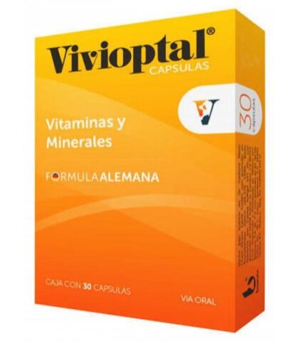 CAPS. VIVIOPTAL C 30 VITAMINAS Y MINERALES FORMULA ALEMANA VIVIOPTAL