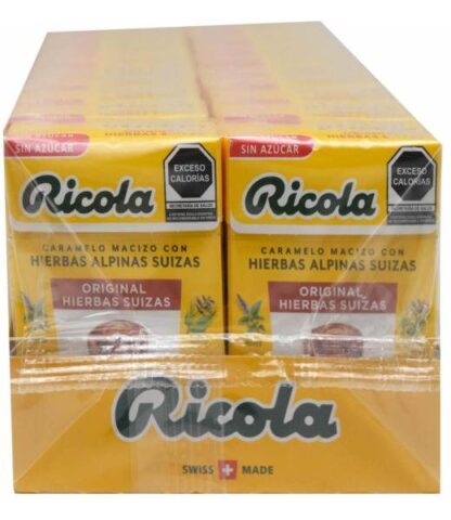 CARAMELO HIERBAS SUIZAS 27.5 G RICOLA P 20