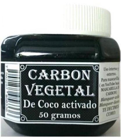 CARBON ACTIVADO DE COCO 50 G LA HERBONATURISTA