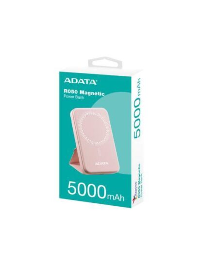 CARGADOR PORTATIL ADATA POWER BANK R050 5000MAH ROSA - Image 6