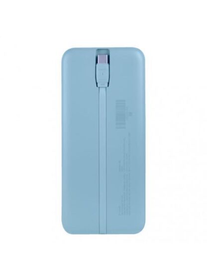 CARGADOR PORTATIL PERFECT CHOICE POWER BANK BOLT 10.000MAH AZUL
