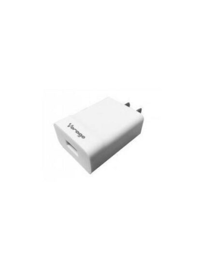 CARGADOR DE PARED VORAGO 5V USB BLANCO - Image 2
