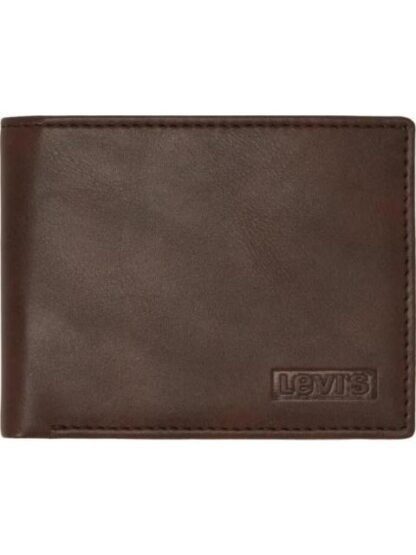 CARTERA CORTE SINTETICO CAFE LEVIS STRAUSS