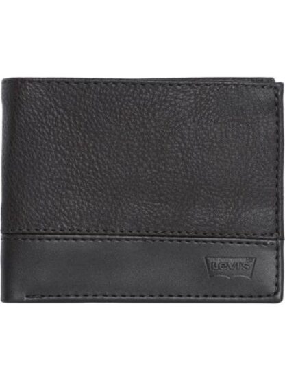 CARTERA CORTE SINTETICO NEGRO LEVIS STRAUSS