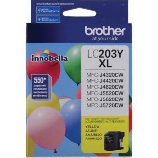 CARTUCHO BROTHER INNOBELLA LC203Y AMARILLO 550 PAGINAS