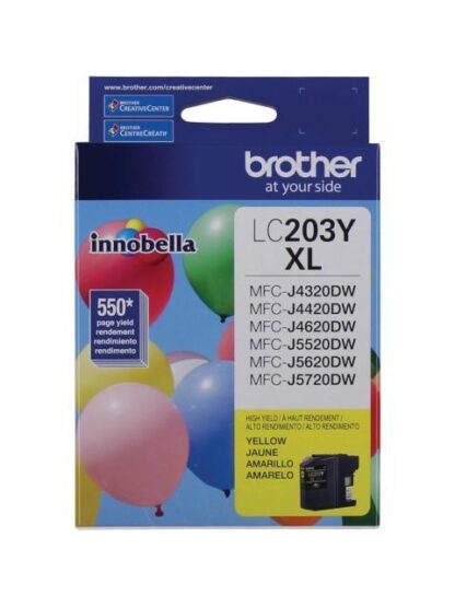 CARTUCHO BROTHER INNOBELLA LC203Y AMARILLO 550 PAGINAS