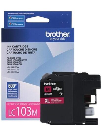 CARTUCHO BROTHER LC103M MAGENTA 600 PAGINAS - Image 2