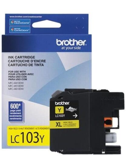 CARTUCHO BROTHER LC103Y AMARILLO 600 PAGINAS - Image 2