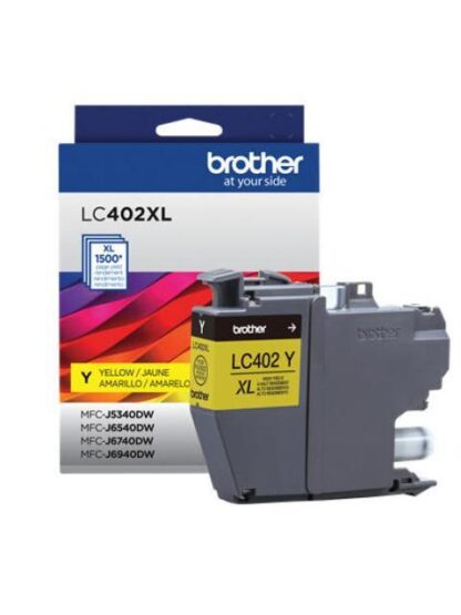CARTUCHO BROTHER LC402XLYS ALTO RENDIMIENTO AMARILLO 1500 PAGINAS - Image 2