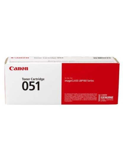 CARTUCHO CANON 051BK 2168C001AA 1700 PAGINAS NEGRO LASER
