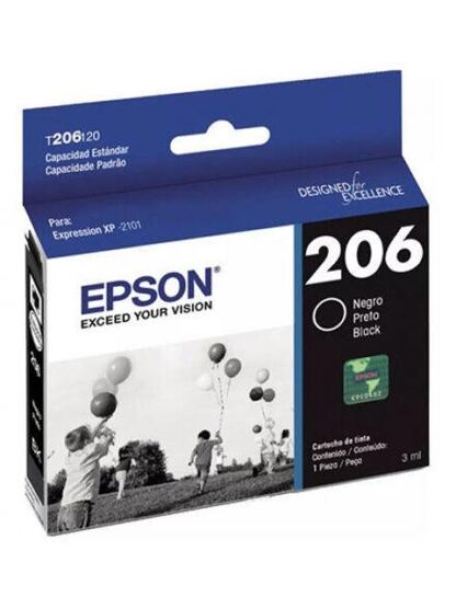 CARTUCHO EPSON T206 NEGRO 150 PAGINAS - Image 2