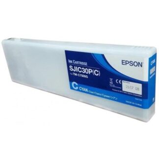 CARTUCHO EPSON SJIC30P CIAN GLOSS PARA COLORWORKS C7500G