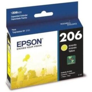 CARTUCHO EPSON T206 AMARILLO 200 PAGINAS