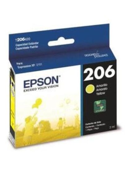 CARTUCHO EPSON T206 AMARILLO 200 PAGINAS