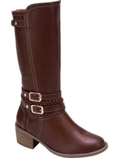 BOTA ALTA HEBILLAS COGNAC TROPICANA N - Image 2