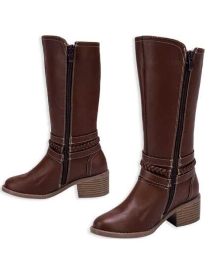 BOTA ALTA HEBILLAS COGNAC TROPICANA N - Image 5