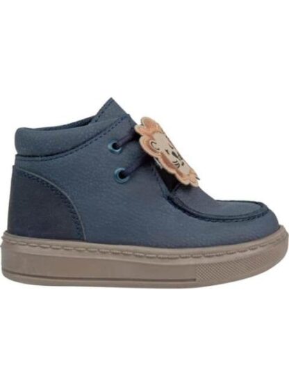 CASUAL BOTIN LEON AZUL MARINO BLASITO