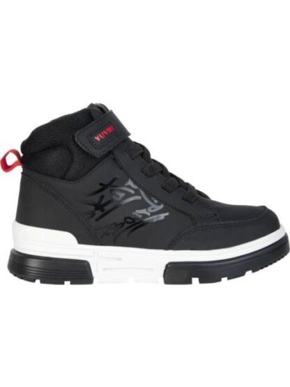 CASUAL BOTIN SUELA BICOLOR NEGRO YU YIN