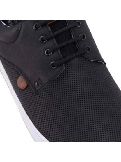 TENIS URBANO CASUAL AGUJETA NEGRO MIRAGE - Image 4
