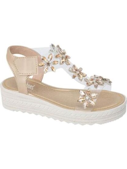 SANDALIA PEDRERIA ORO VIVIS SHOES KIDS - Image 2