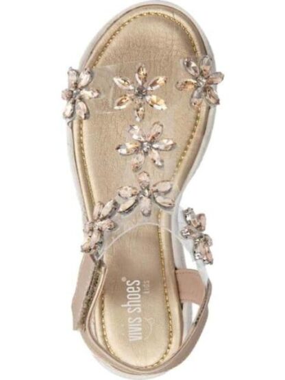 SANDALIA PEDRERIA ORO VIVIS SHOES KIDS - Image 3