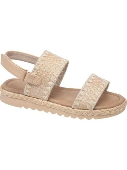 SANDALIA TEJIDA BEIGE VIVIS SHOES KIDS - Image 2