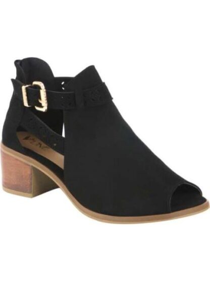 SANDALIA BOTIN CON TACON NEGRO VI LINE - Image 2