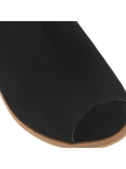 SANDALIA BOTIN CON TACON NEGRO VI LINE - Image 4