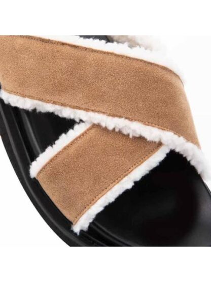 SANDALIA PLANA TAUPE VI LINE FASHION - Image 4