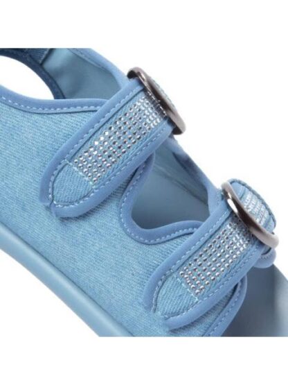 SANDALIA BRILLOS AZUL MEZCLILLA VIVIS SHOES KIDS - Image 4