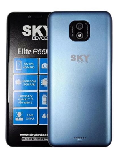 CELULAR ECONOMICO SKY DEVICES ELITE P55 MAX 16GB - 2GB RAM NUEVO AZUL